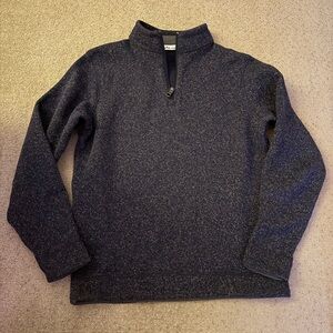 Peter Millar Navy Men’s Small Zip-Up Quarterzip Sweater